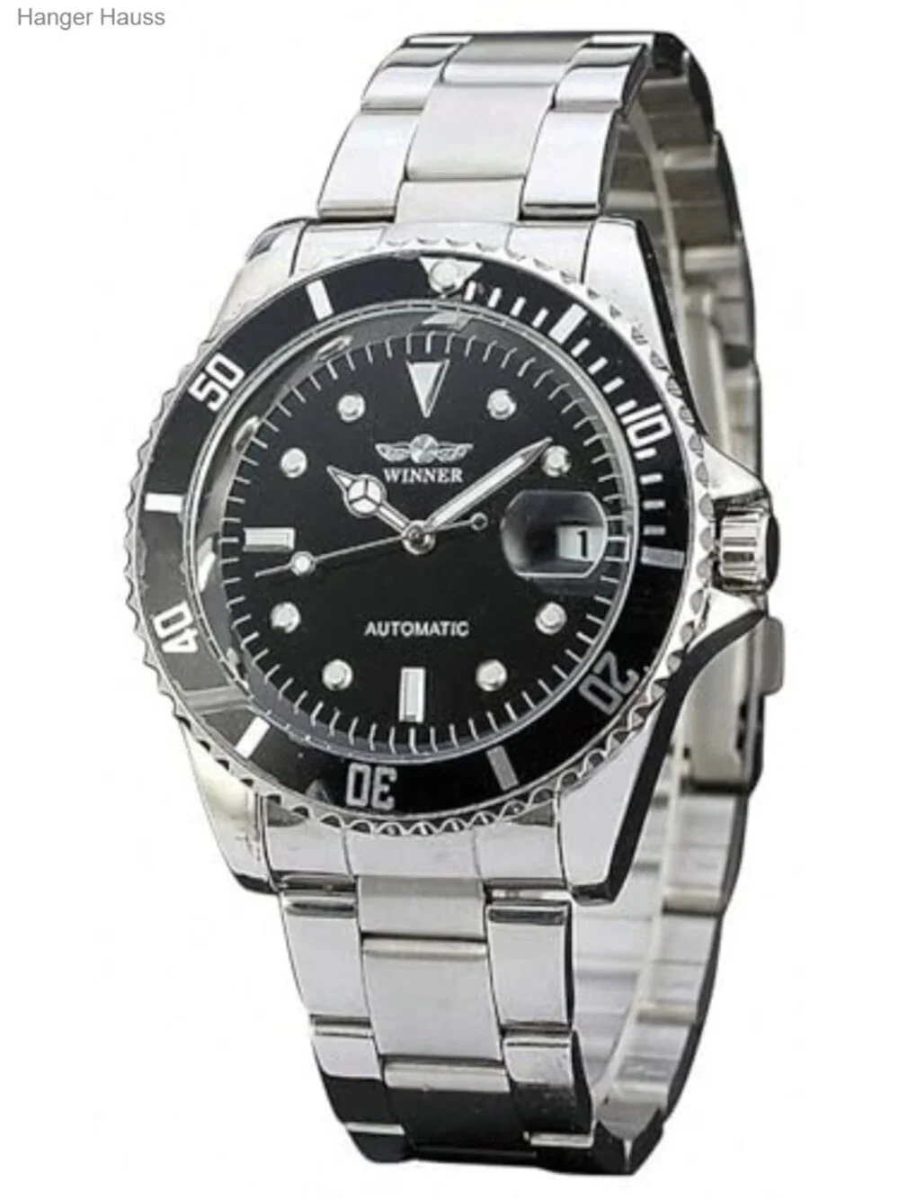 Men's Automatic Mechanical Watch Stainless Steel Waterproof Analog Skeleton
